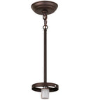 Meyda 5"W Mahogany Bronze 1 LT Pendant Hardware '163149