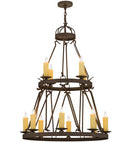 Meyda 36" Wide Lakeshore 12 Light Two Tier Chandelier '163692