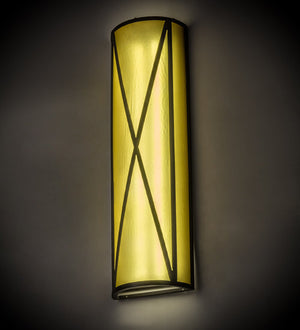 Meyda 7"w Diamond Craftsman Wall Sconce - 165438