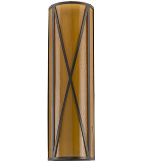 Meyda 7"w Diamond Craftsman Wall Sconce - 165438