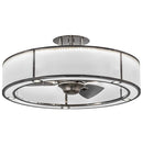 Meyda 36"w Smythe Craftsman Chandel-Air- 165941