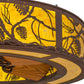 Meyda 45"w Whispering Pines Chandel-Air- 166742