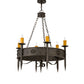 Meyda 36"W Calandra 6 LT Chandelier '167203