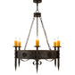 Meyda 36"W Calandra 6 LT Chandelier '167203