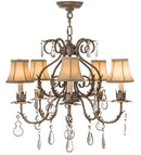 Meyda 24"W Chantilly 5 LT Chandelier- 167681