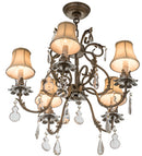 Meyda 24"W Chantilly 5 LT Chandelier- 167681