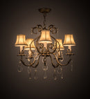 Meyda 24"W Chantilly 5 LT Chandelier- 167681