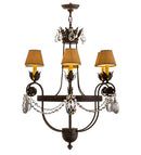 Meyda 28"W Antonia 6 LT Chandelier- 167786