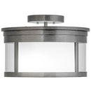 Meyda 15"w Cilindro Campbell Flushmount- 167935