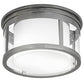 Meyda 15"w Cilindro Campbell Flushmount- 167935