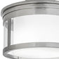 Meyda 15"w Cilindro Campbell Flushmount- 167935