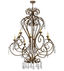 Meyda 48"w Josephine 10 Lt Chandelier- 169309