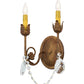 Meyda 10"W Antonia 2 LT Wall Sconce- 169657