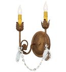 Meyda 10"W Antonia 2 LT Wall Sconce- 169657