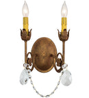 Meyda 10"W Antonia 2 LT Wall Sconce- 169657