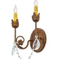 Meyda 10"W Antonia 2 LT Wall Sconce- 169657