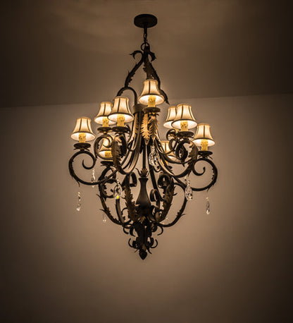 Meyda 36"w Ingrid 9 Lt Chandelier- 169782