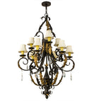 Meyda 36"w Ingrid 9 Lt Chandelier- 169782