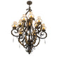 Meyda 36"w Ingrid 9 Lt Chandelier- 169782