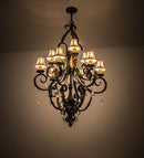 Meyda 36"w Ingrid 9 Lt Chandelier- 169782