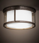 Meyda 19"w Cilindro Campbell Flushmount- 170812