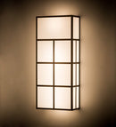 Meyda 18"W Quadrato Helsinki Wall Sconce '171446