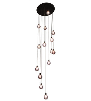 Meyda 34"W Bola 14 LT Cascading Pendant '171527
