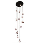 Meyda 34"W Bola 14 LT Cascading Pendant '171527