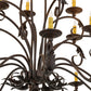 Meyda 54" Long Windsor 18 Light Oblong Chandelier- 171783
