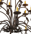Meyda 54" Long Windsor 18 Light Oblong Chandelier- 171783