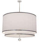 Meyda 48"w Cilindro 2 Tier Textrene Pendant- 172611