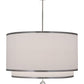 Meyda 48"w Cilindro 2 Tier Textrene Pendant- 172611