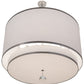 Meyda 48"w Cilindro 2 Tier Textrene Pendant- 172611