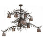 Meyda 48"W Pine Branch Valley View 12 LT Chandelier '173025