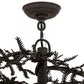 Meyda 48"W Pine Branch Valley View 12 LT Chandelier '173025