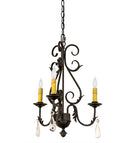 Meyda 18" Wide French Elegance 3 Light Chandelier- 173174