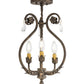 Meyda 12"W Antonia 3 LT Chandelier- 174340