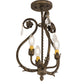 Meyda 12"W Antonia 3 LT Chandelier- 174340