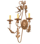 Meyda 17"W French Elegance 3 LT Wall Sconce Hardware '174341