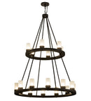 Meyda 42"W Loxley 18 LT Two Tier Chandelier '174738