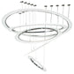 Meyda 72" Wide Anillo 5 Light Cascading Pendant- 174869