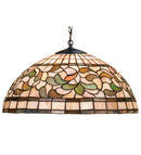 Meyda 20"W Tiffany Turning Leaf Pendant '17531