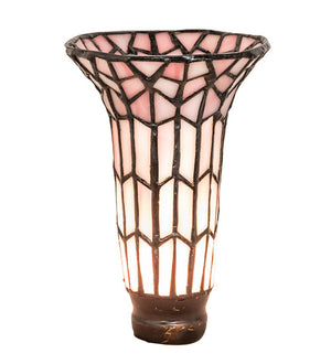 Meyda 4" Wide X 6" High Stained Glass Pond Lily Shade '17570