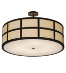 Meyda 36"W Cilindro Barnabas Semi-Flushmount '176230