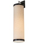 Meyda 10"W Cilindro Textrene Hanging Wall Sconce '176257
