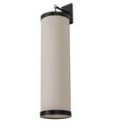 Meyda 10"W Cilindro Textrene Hanging Wall Sconce '176257