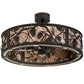 Meyda 36"w Whispering Pines Chandel-Air- 176825