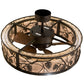 Meyda 36"w Whispering Pines Chandel-Air- 176825