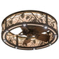 Meyda 36"w Whispering Pines Chandel-Air- 176825