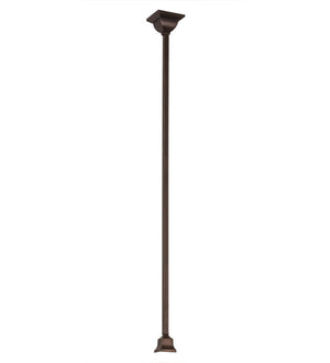Meyda 4.5"Sq Mahogany Bronze Pendant Hardware '177365